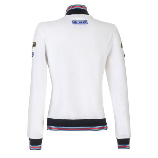 Ladies Full Zip Sweatshirt - White