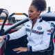 Ladies Full Zip Sweatshirt - White