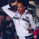 Ladies Full Zip Sweatshirt - White