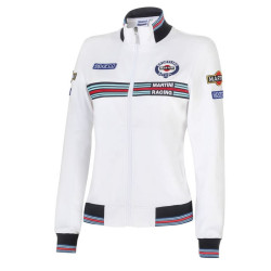 Ladies Full Zip Sweatshirt - White