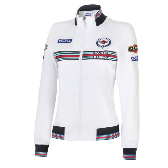 Ladies Full Zip Sweatshirt - White