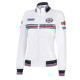 Ladies Full Zip Sweatshirt - White