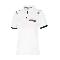 Ladies Martini Racing Polo by Sparco - White