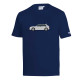 Lancia Delta HF T-Shirt - Navy Blue / White