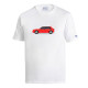 Lancia Delta HF T-Shirt - White / Red