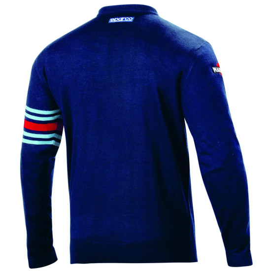 Cotton Crewneck Sweater Martini Racing