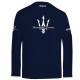 Long Sleeve T-Shirt Maserati - Navy Blue