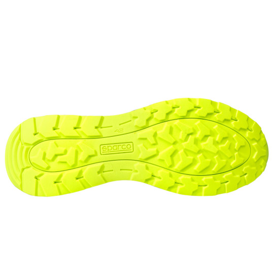 Sparco S-Pike Turini - Silver / Blue Marine / Fluo Lime