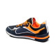 Sparco S-Road Shoes - Marine Blue / Fluorescent Orange