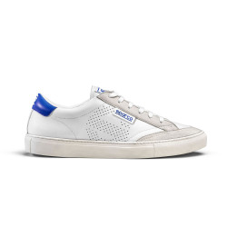 Sparco S-Time Shoes - White / Blue