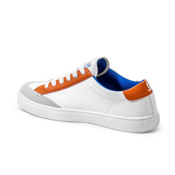 Sparco S-Time Shoes - White / Orange