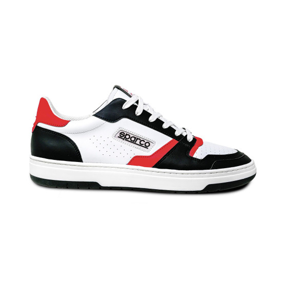 Sparco S-Urban Shoes - White / Black / Red