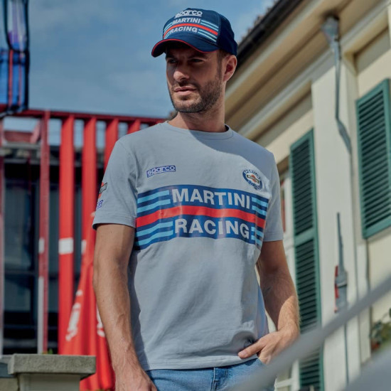 Sparco Martini Racing T-Shirt - Gray