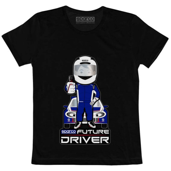 T-Shirt Future Racer by Sparco - Black
