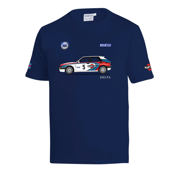 T-Shirt Lancia Delta Martini Racing - Navy Blue