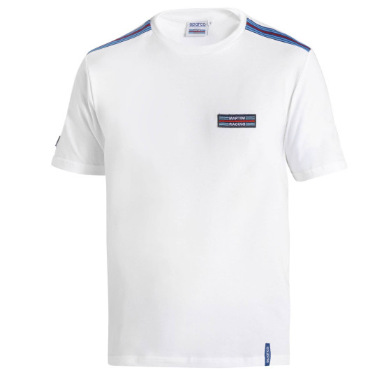 T-Shirt Martini Racing Stripes - White