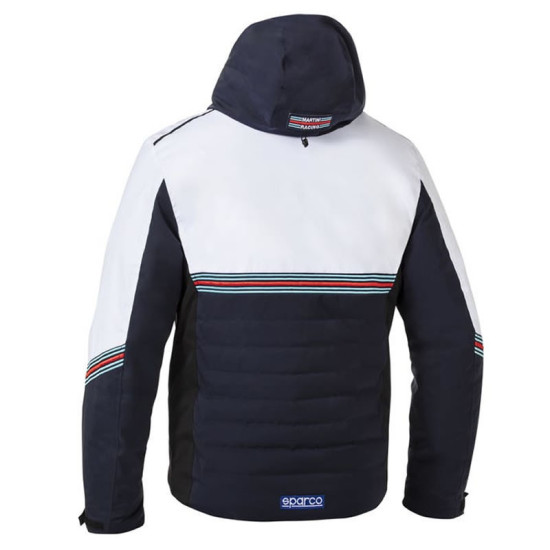 Winter Jacket Martini Racing - Blue and White