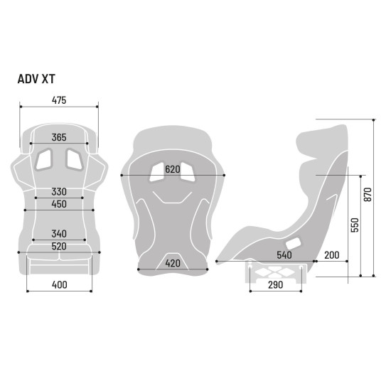 Sparco ADV XT Carbon Seat FIA 8862-2009