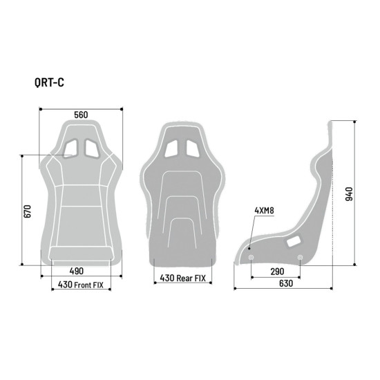 Sparco ORT-C 20 Seat FIA 8855-1999