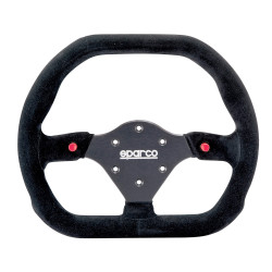 Sparco 310x260 Suede Streering Wheel - Black