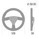 Sparco 323 Suede Streering Wheel - Black