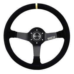 Sparco 345 Suede Steering Wheel - Black
