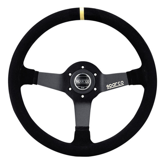 Sparco 345 Suede Steering Wheel - Black