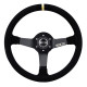 Sparco 345 Suede Steering Wheel - Black
