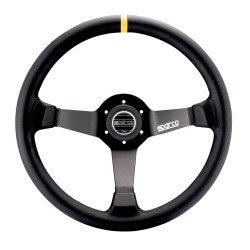 Sparco 345 Suede Steering Wheel - Black
