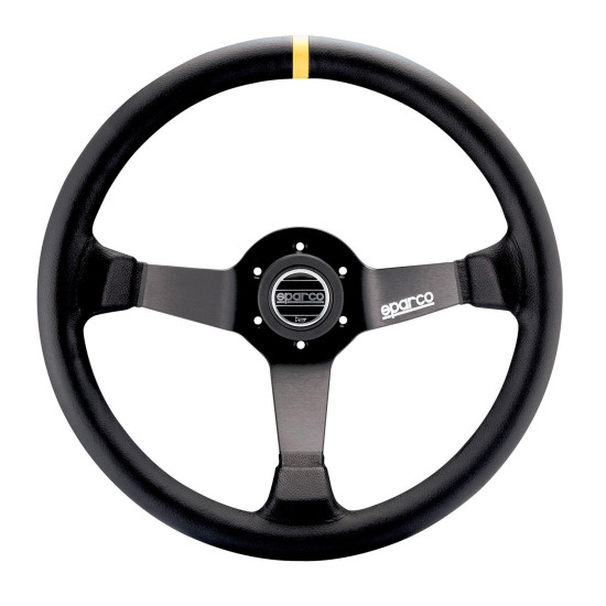 Sparco 345 Suede Steering Wheel - Black