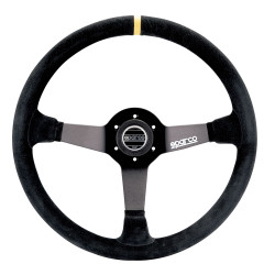 Sparco 368 Suede Steering Wheel - Black