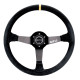 Sparco 368 Suede Steering Wheel - Black
