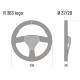 Sparco 383 Logo Suede Steering Wheel
