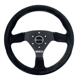 Sparco 383 Suede Streering Wheel - Black