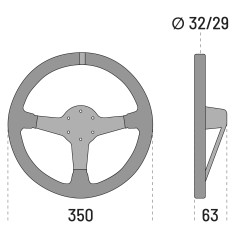 Sparco L575 Streering Wheel