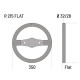 Sparco R215 Flat Suede Streering Wheel