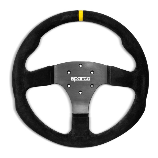 Sparco R330 Suede Steering Wheel - No Button