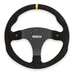 Sparco R330B Steering Wheel Suede with Buttons