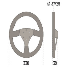 Sparco R383 Champion Streering Wheel
