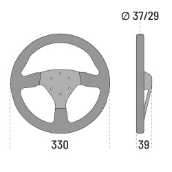 Sparco R383 Champion Streering Wheel