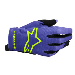 Alpinestars Radar Purple / Yellow Kids Gloves