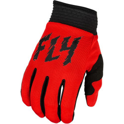 Fly Racing F-16 Kids Gloves - Red / Black