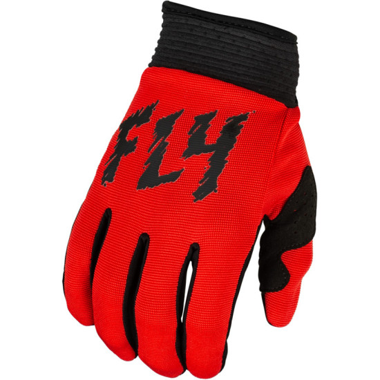 Fly Racing F-16 Kids Gloves - Red / Black