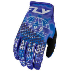 Fly Racing Kinetic Blur Gloves - Blue / Navy