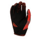 Fly Racing Kinetic Blur Gloves - Red / Maroon
