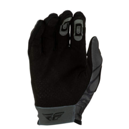 Fly Racing Lite Dark Series Gloves Kids Gloves - Grey / Black