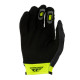 Fly Racing Lite Flake Kids Gloves - Grey / Hi-Vis / Black