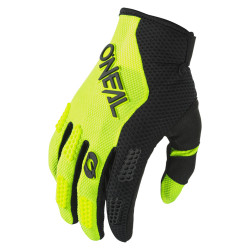 O'Neal Element Racewear V.24 Kids Gloves - Black / Neon Yellow
