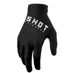 Shot Raw Kids Gloves Black