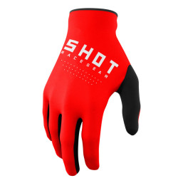Shot Raw Kids Gloves Red